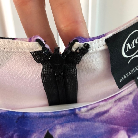 McQ by Alexander McQueen orchid print mini dress - Picture 12 of 12